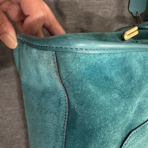 Coach Vintage Haversack Satchel Suede Bag - Picture 8 of 12